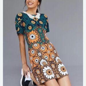 Maeve by Anthropologie Floral Patterned Dress